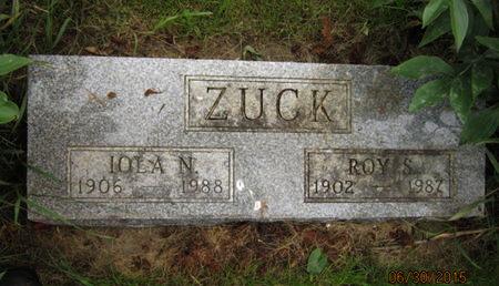 ZUCK, IOLA N - Dallas County, Iowa | IOLA N ZUCK 