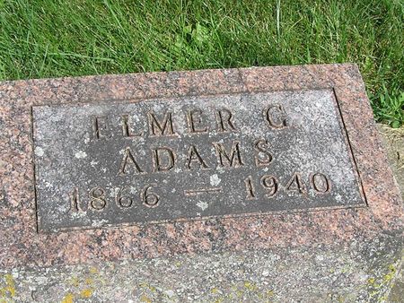 ADAMS, ELMER G. - Delaware County, Iowa | ELMER G. ADAMS 