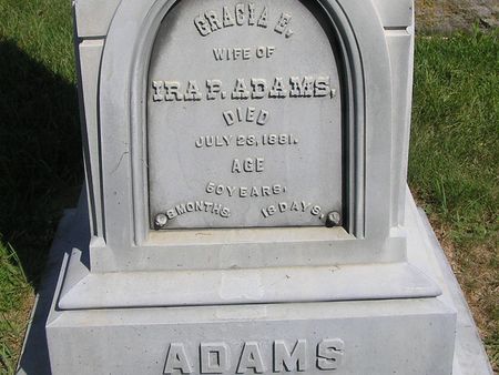 ADAMS, GRACIA E. - Delaware County, Iowa | GRACIA E. ADAMS 