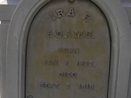 ADAMS, IRA P. - Delaware County, Iowa | IRA P. ADAMS 