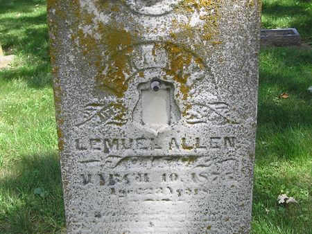 ALLEN, LEMUEL - Delaware County, Iowa | LEMUEL ALLEN 