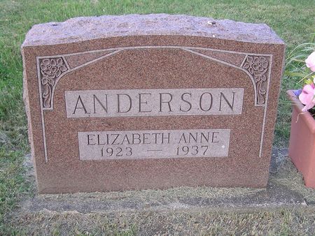 ANDERSON, ELIZABETH ANNE - Delaware County, Iowa | ELIZABETH ANNE ANDERSON 