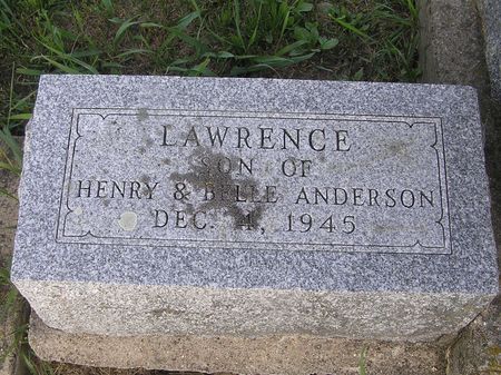 ANDERSON, LAWRENCE - Delaware County, Iowa | LAWRENCE ANDERSON 