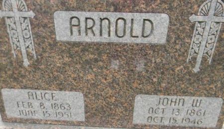 ARNOLD, JOHN W. - Delaware County, Iowa | JOHN W. ARNOLD 