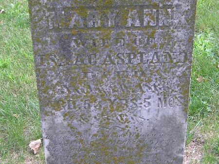 ASPLAND, MARY ANN - Delaware County, Iowa | MARY ANN ASPLAND 