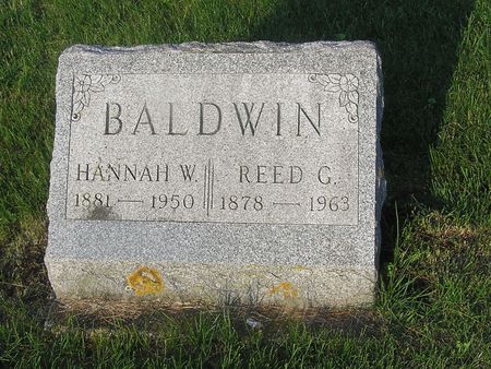 BALDWIN, REED G. - Delaware County, Iowa | REED G. BALDWIN 