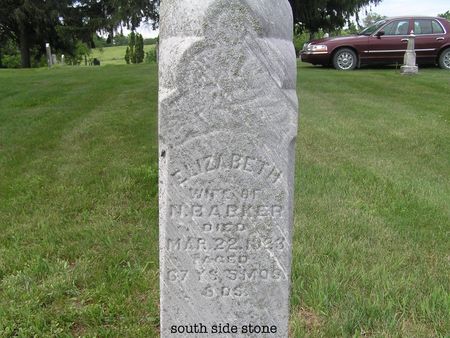 BARKER, ELIZABETH - Delaware County, Iowa | ELIZABETH BARKER 