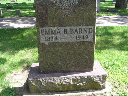 BARND, EMMA B. - Delaware County, Iowa | EMMA B. BARND 