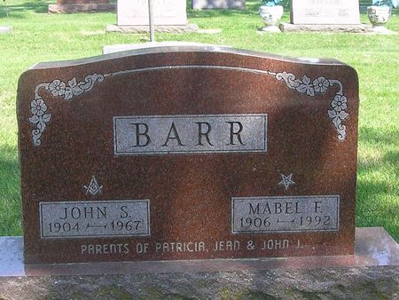 BARR, MABEL FLORENCE - Delaware County, Iowa | MABEL FLORENCE BARR 