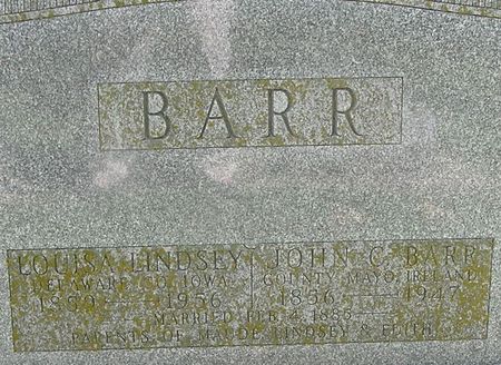 LINDSEY BARR, LOUISA - Delaware County, Iowa | LOUISA LINDSEY BARR 