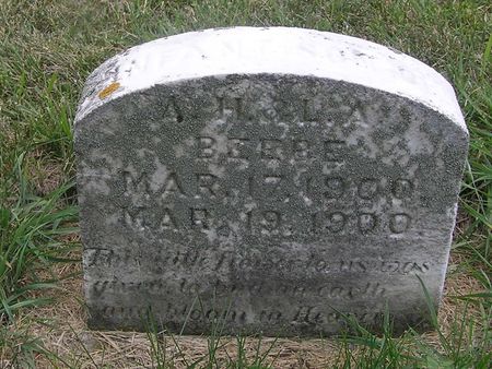 BEEBE, INFANT - Delaware County, Iowa | INFANT BEEBE 