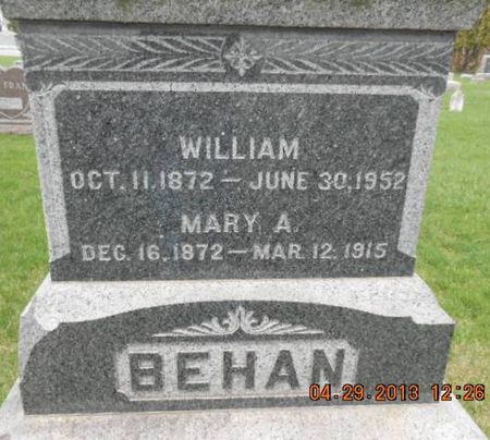 BEHAN, WILLIAM - Delaware County, Iowa | WILLIAM BEHAN 