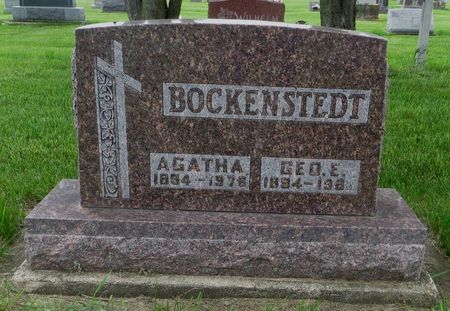 BOCKENSTEDT, AGATHA - Delaware County, Iowa | AGATHA BOCKENSTEDT 