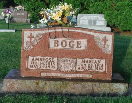BOGE, MARIAN H. - Delaware County, Iowa | MARIAN H. BOGE 