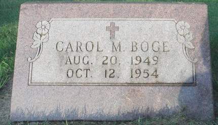 BOGE, CAROL M. - Delaware County, Iowa | CAROL M. BOGE 