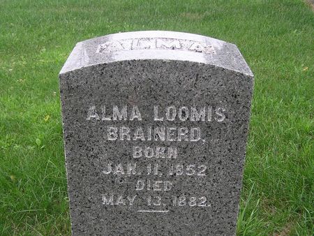 LOOMIS BRAINERD, ALMA - Delaware County, Iowa | ALMA LOOMIS BRAINERD 