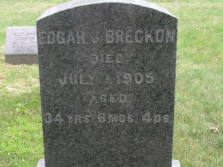 BRECKON, EDGAR - Delaware County, Iowa | EDGAR BRECKON 