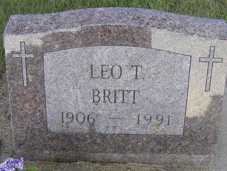 BRITT, LEO T. - Delaware County, Iowa | LEO T. BRITT 
