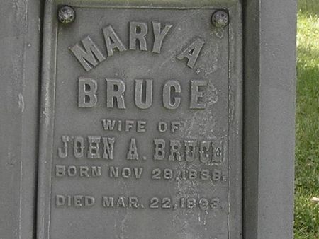 BRUCE, MARY A. - Delaware County, Iowa | MARY A. BRUCE 