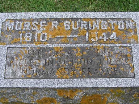 BURINGTON, MORSE R. - Delaware County, Iowa | MORSE R. BURINGTON 