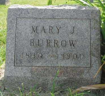 BURROW, MARY J - Delaware County, Iowa | MARY J BURROW 