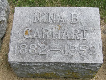 CARHART, NINA B. - Delaware County, Iowa | NINA B. CARHART 