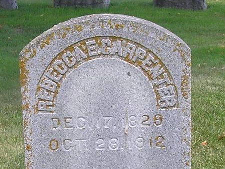 CARPENTER, REBECCA E. - Delaware County, Iowa | REBECCA E. CARPENTER 