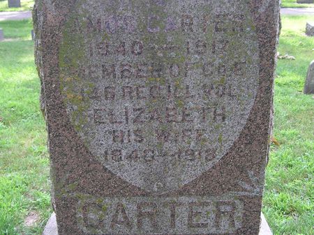 CARTER, ELIZABETH - Delaware County, Iowa | ELIZABETH CARTER 