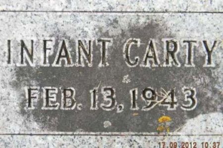 CARTY, INFANT - Delaware County, Iowa | INFANT CARTY 