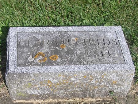 CHILDS, CLARA H. - Delaware County, Iowa | CLARA H. CHILDS 