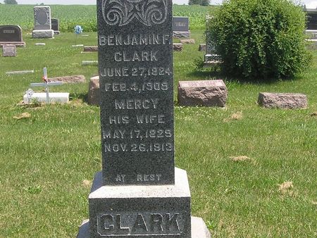CLARK, MERCY - Delaware County, Iowa | MERCY CLARK 