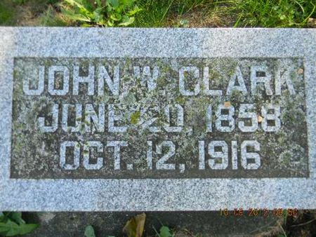 CLARK, JOHN W. - Delaware County, Iowa | JOHN W. CLARK 