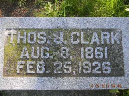 CLARK, THOMAS J. - Delaware County, Iowa | THOMAS J. CLARK 