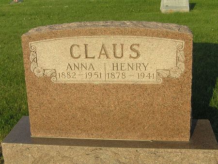 CLAUS, ANNA - Delaware County, Iowa | ANNA CLAUS 