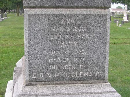 CLEMANS, MATT - Delaware County, Iowa | MATT CLEMANS 