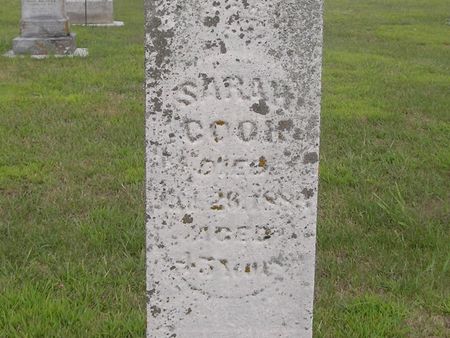 COOK, SARAH - Delaware County, Iowa | SARAH COOK 