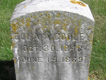 COOLEY, ELLA A. - Delaware County, Iowa | ELLA A. COOLEY 