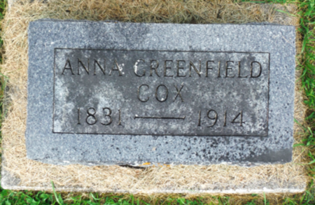 COX, ANNA - Delaware County, Iowa | ANNA COX 