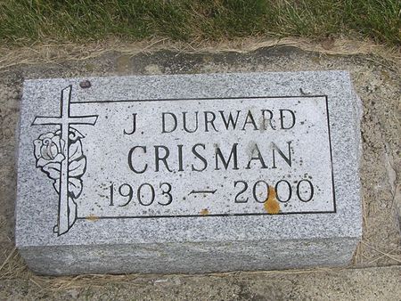 CRISMAN, J.DURWARD - Delaware County, Iowa | J.DURWARD CRISMAN 