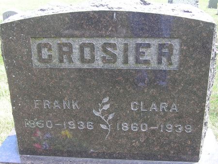 CROSIER, CLARA - Delaware County, Iowa | CLARA CROSIER 