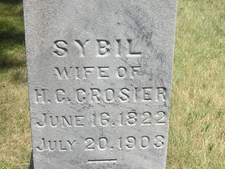 CROSIER, SYBIL - Delaware County, Iowa | SYBIL CROSIER 
