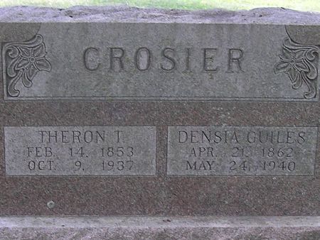 CROSIER, THERON - Delaware County, Iowa | THERON CROSIER 