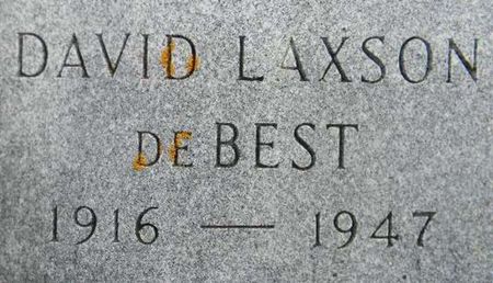 DE BEST, DAVID LAXSON - Delaware County, Iowa | DAVID LAXSON DE BEST 
