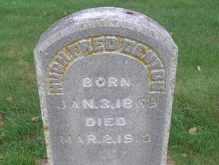 DENTON, HUGH FRED - Delaware County, Iowa | HUGH FRED DENTON 