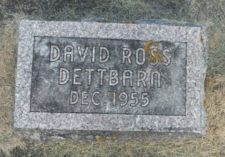 DETTBARN, DAVID ROSS - Delaware County, Iowa | DAVID ROSS DETTBARN 