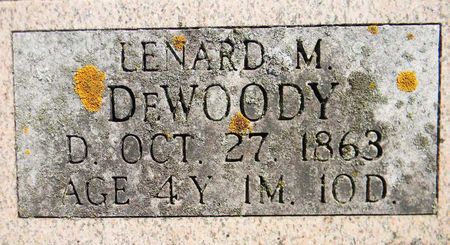 DE WOODY, LENARD M. - Delaware County, Iowa | LENARD M. DE WOODY 