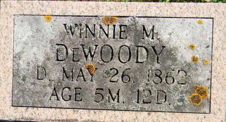 DE WOODY, WINNIE M. - Delaware County, Iowa | WINNIE M. DE WOODY 