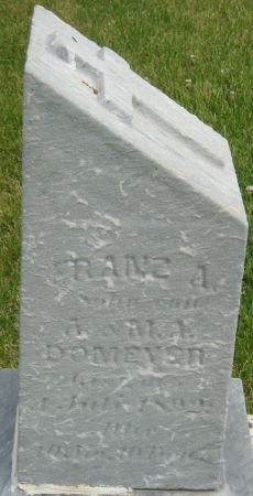 DOMEYER, FRANZ A. - Delaware County, Iowa | FRANZ A. DOMEYER 