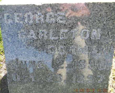 DORMAN, GEORGE CARLETON - Delaware County, Iowa | GEORGE CARLETON DORMAN 