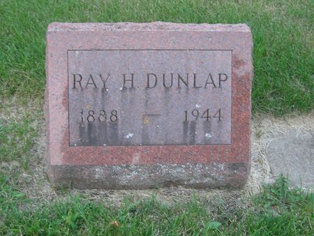 DUNLAP, RAY H. - Delaware County, Iowa | RAY H. DUNLAP 